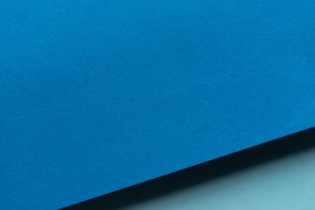 Overlapping blue construction paper