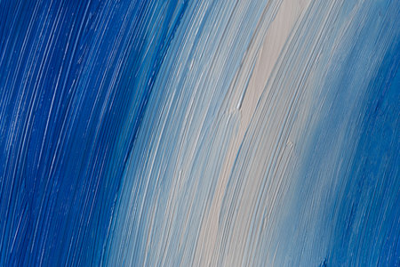 Background painted with blue and white paintの写真素材