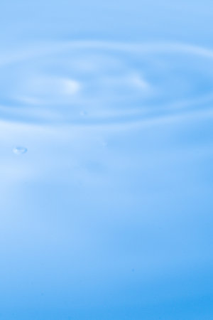 Beautiful ripples on the water surface