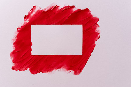 Red painted backgroundの写真素材