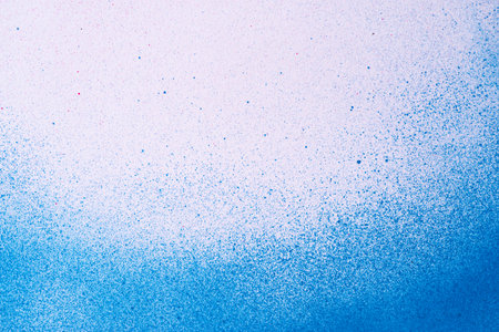Blue spray paint backgroundの写真素材