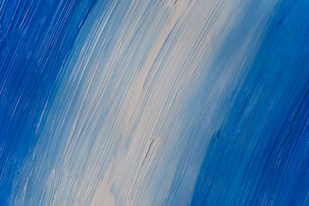 Background painted with blue and white paintの写真素材