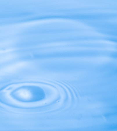 Beautiful ripples on the water surfaceの写真素材