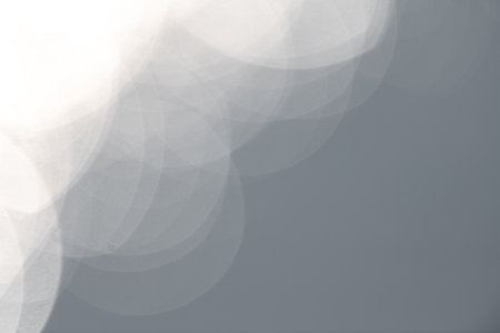 Gray background bokehの写真素材