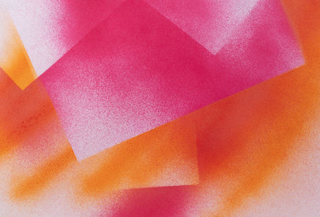 Red and yellow spray paint background