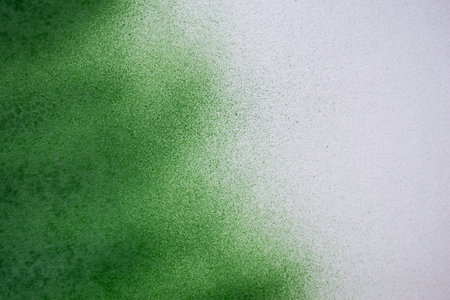Green spray paint backgroundの写真素材