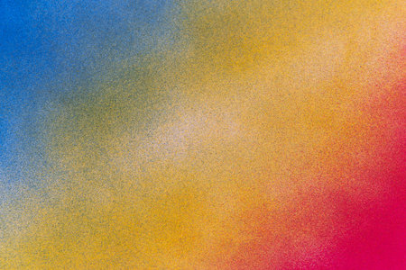 Colorful spray paint backgroundの写真素材