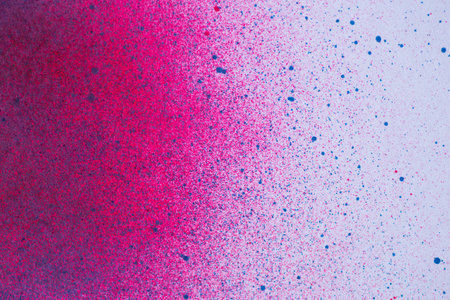Red and blue spray paint background