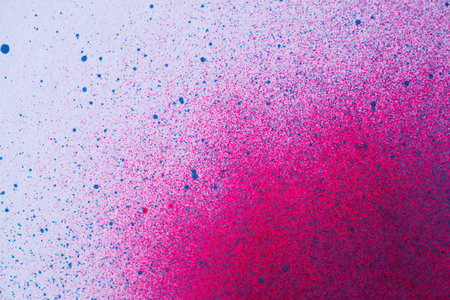 Red and blue spray paint background