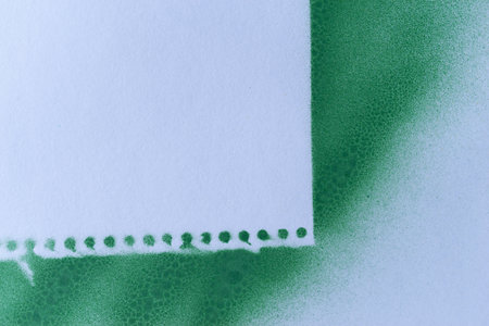Green spray paint backgroundの写真素材