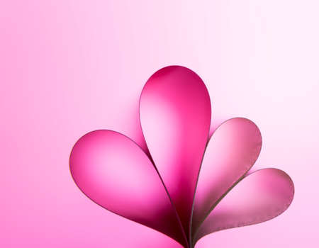 heart on gradient backgroundの写真素材