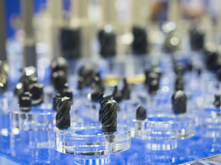 carbide cutting tool for cutting precision part by CNC machiningの写真素材