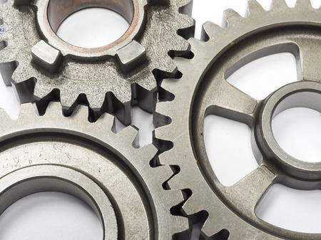 high precision automotive gear box close upの写真素材