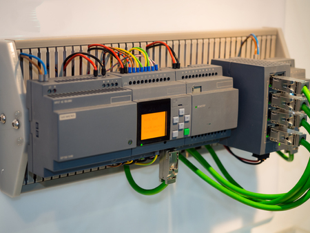 high technology Industrial Machine control by PLC programing logical control for manufacturing, The...