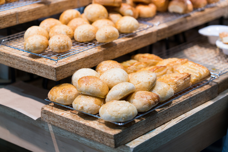 good test bread for morning lunch and dining meal, natural ingradient for healthの写真素材