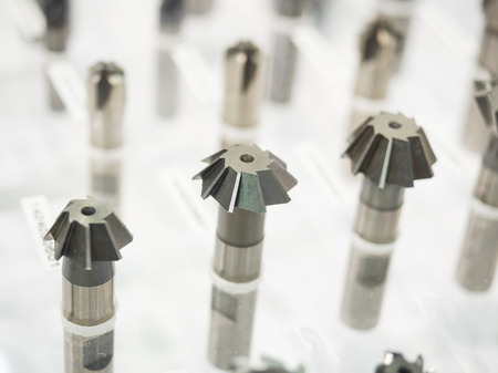 High accuracy carbide endmill for high precision cutting automotive part by CNC machining center, Endmill forhigh precision  mold and die cutting indutrialの写真素材