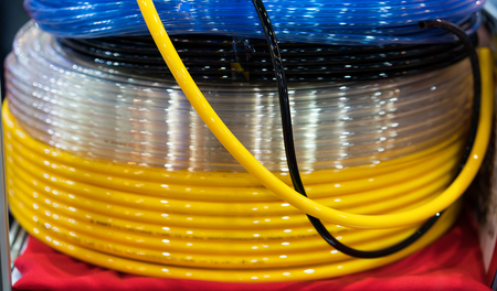 High pressure air hose for industrial machine and equipmentの写真素材