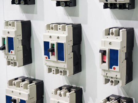 Non fuse breaker for high voltage electric system, Safety breaker for machine and manufacturing factoryの写真素材