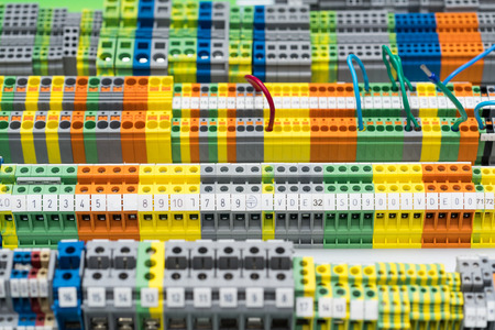 Terminal Connectors for modern machine industry, Quick connect and release terminal connectorの写真素材