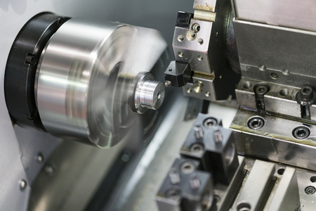 Operator machining automotive partの写真素材