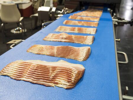 Food industrial, Fod production and packing process, Food high technology manufacturing with automatic machineの写真素材