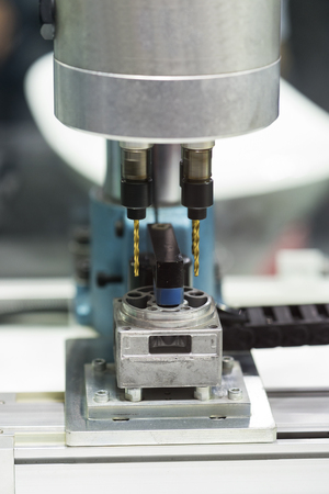 machining precision part by CNC machining center, High accuracy mold and die manufacturing by CNC high speed cutting machineの写真素材