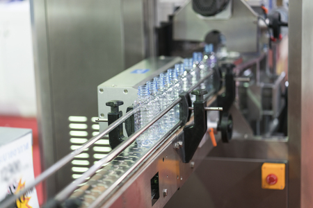 High technology Plastic cup manufacturing industrial, Raw material plastic bottle production, precision plastic hot injection methodの写真素材