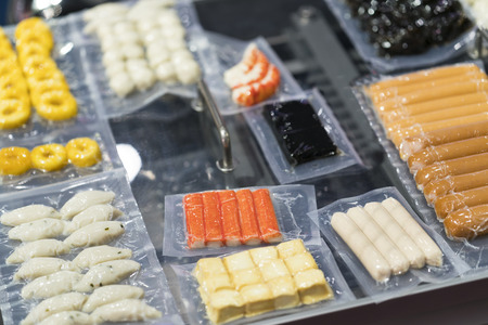 Food industrial, Fod production and packing process, Food high technology manufacturing with automatic machineの写真素材