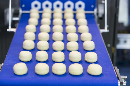 Food industrial, Fod production and packing process, Food high technology manufacturing with automatic machineの写真素材