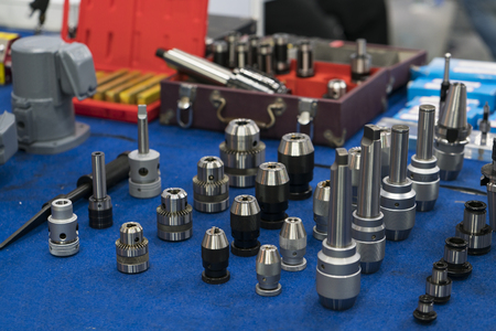 High precision drilling holder, milling chuck and collet for high accuracy part manufaturing, Procision tool for automotive parts, ,mold and die production.の写真素材