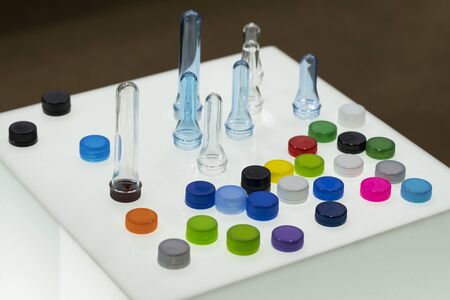 Plastic bottle cap and hot blow manufacturing, bottle blow mold, bottle production machine