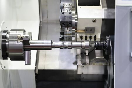 machining precision part by CNC machining center