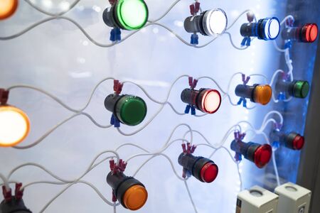 High quality switch for industrial machine, key swithc, selector switch, Push button swithc, sign lightの写真素材