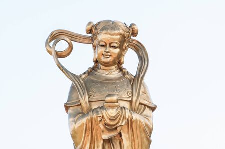 Naja statue of Chinese in thai landの写真素材