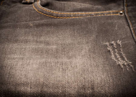 Close up denim jeans texture and backgroundの写真素材