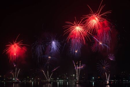 Pattaya International Firework Festival 2012, of Thailandのeditorial素材