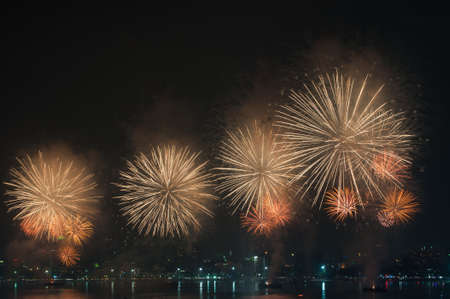 Pattaya International Firework Festival 2012, of Thailandのeditorial素材