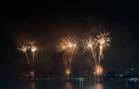 Pattaya International Firework Festival 2012, of Thailandのeditorial素材
