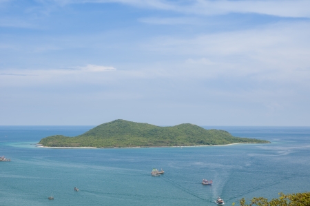 Tropical island at samaesan beach of Thailand of Thailandの写真素材
