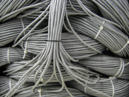 close up macro network cables texture 