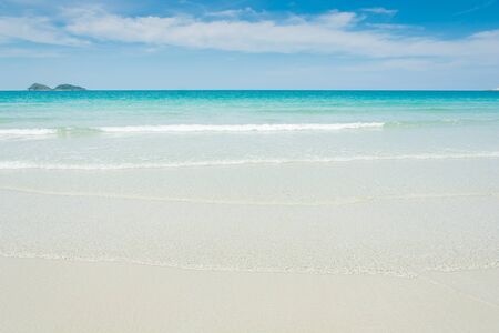 Beach and tropical sea at namsai of Thailandの写真素材