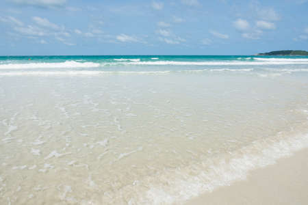 Beautiful beach sea and blue sky of Thailandの写真素材