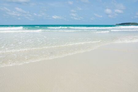 Beautiful beach sea and blue sky of Thailandの写真素材