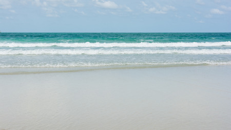 Beautiful beach sea and blue sky of Thailandの写真素材