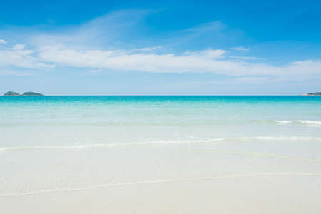 Beach and tropical sea at namsai of Thailandの写真素材