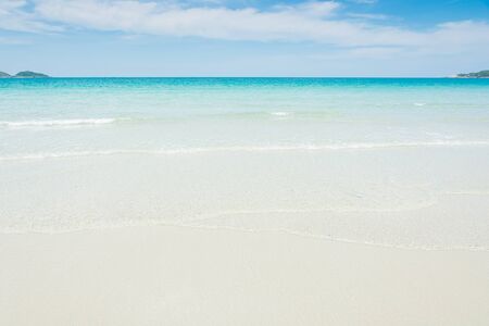 Beach and tropical sea at namsai of Thailandの写真素材