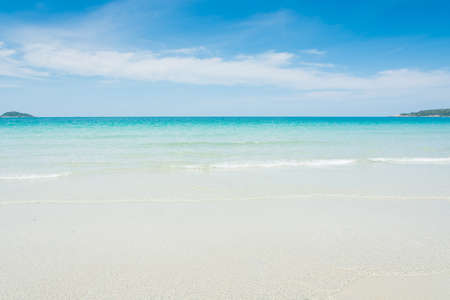 Beach and tropical sea at namsai of Thailandの写真素材