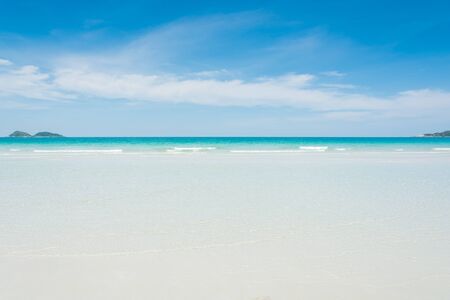 Beach and tropical sea at namsai of Thailandの写真素材