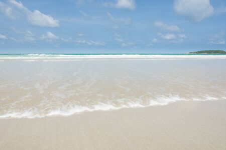 Beautiful beach sea and blue sky of Thailandの写真素材