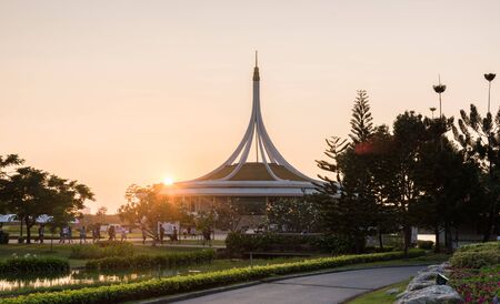 Suan Luang Rama 9 public park at Bangkok of Thailandの写真素材